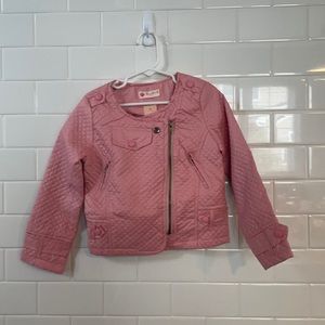 Toddler Girls Faux Leather Jacket